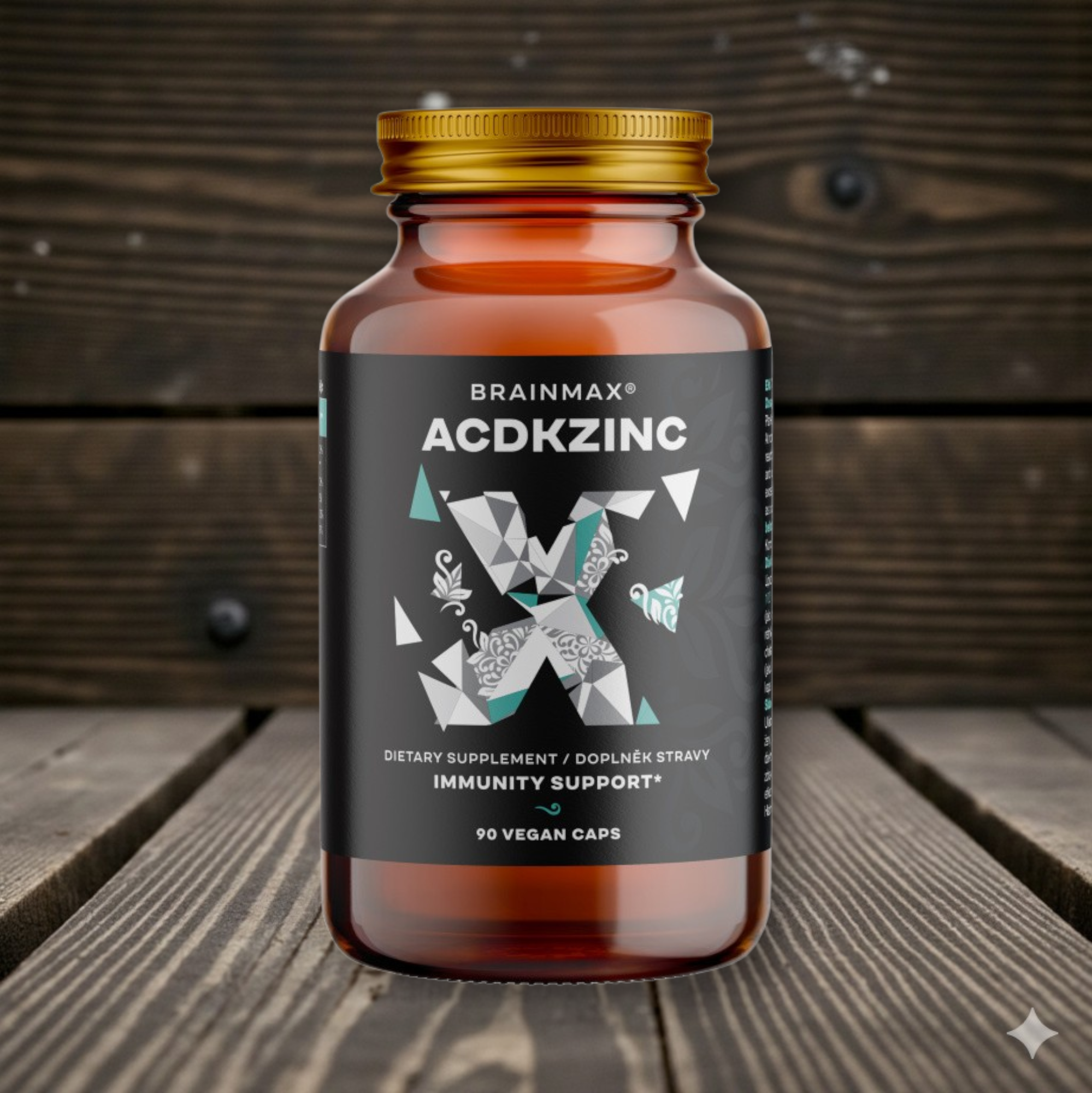 ACDKZINC, 90 rostlinných kapslí