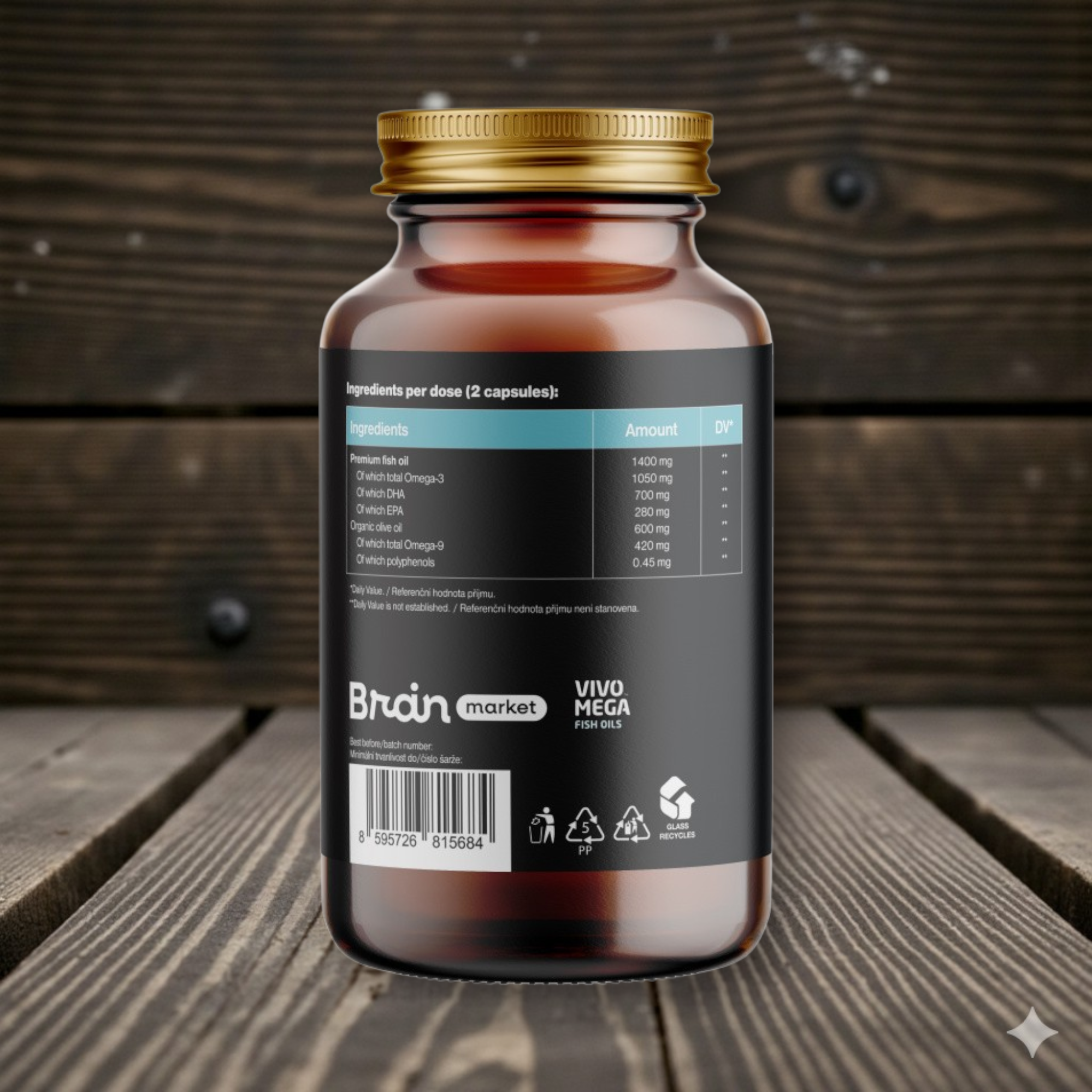 Super Omega-3, 1050 mg, 60 softgel kapsułek