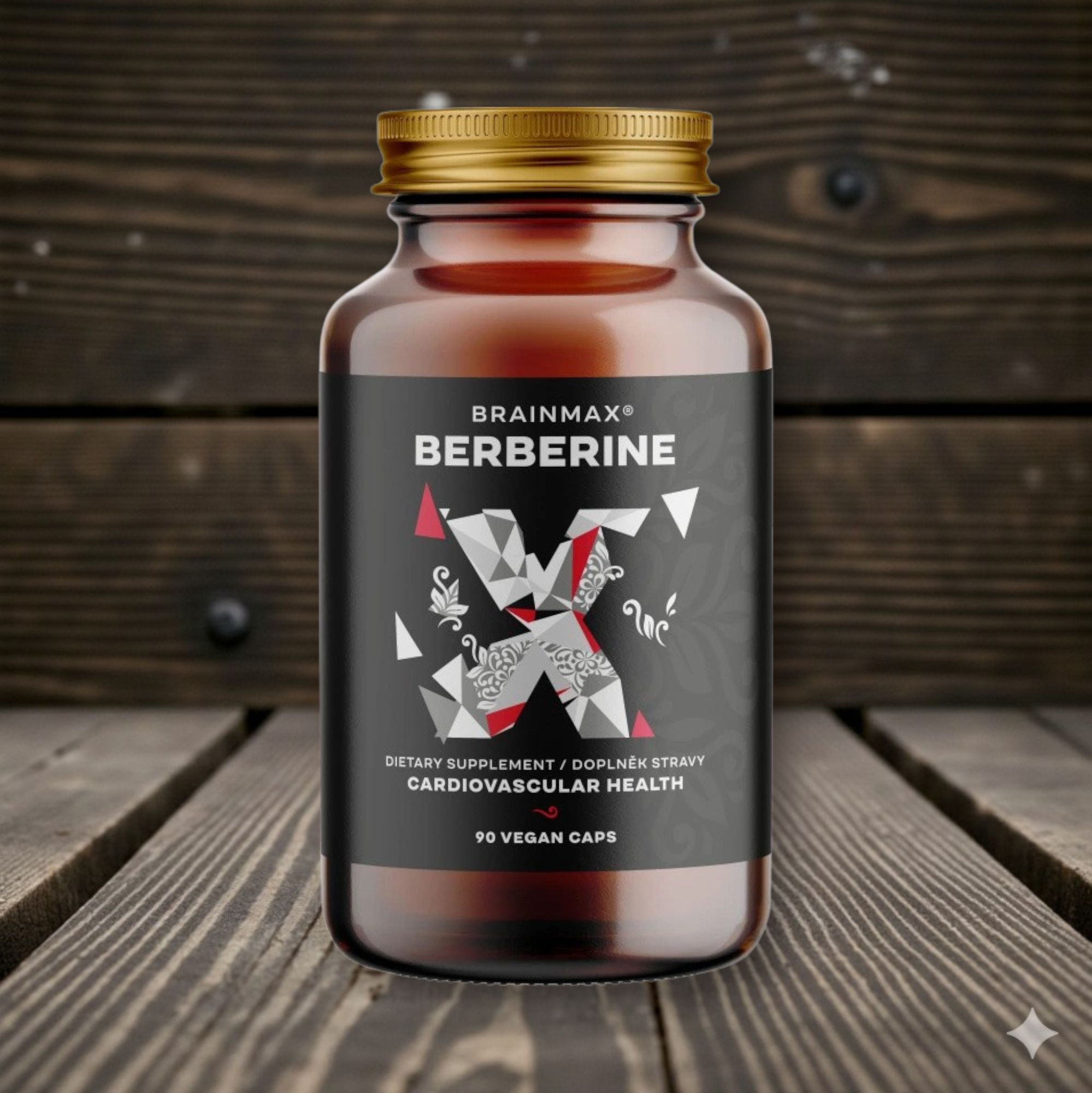 Berberin 500 mg, 90 rostlinných kapslí