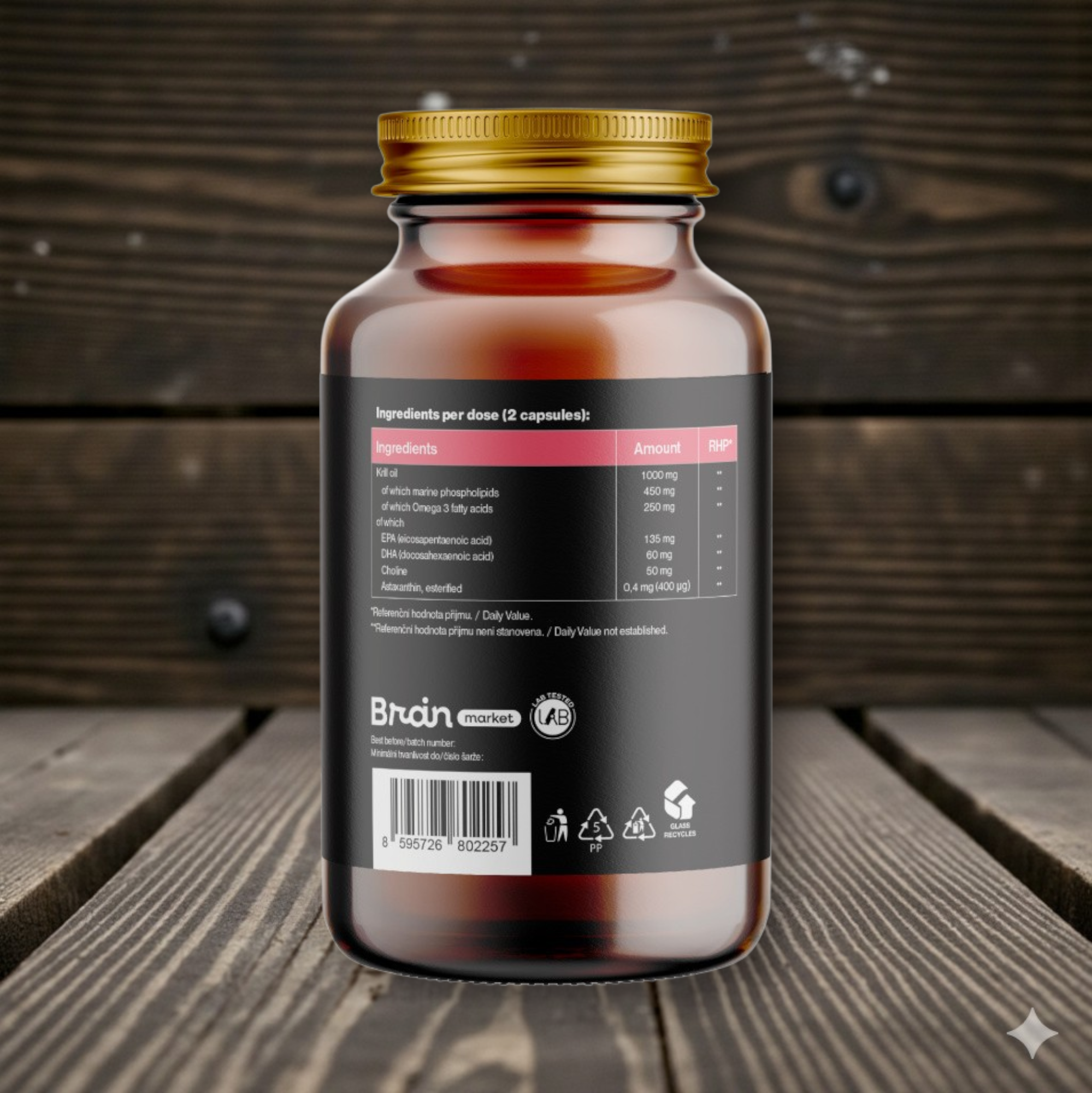 Krill Oil s astaxanthinem, 500 mg, 100 softgel kapsułek